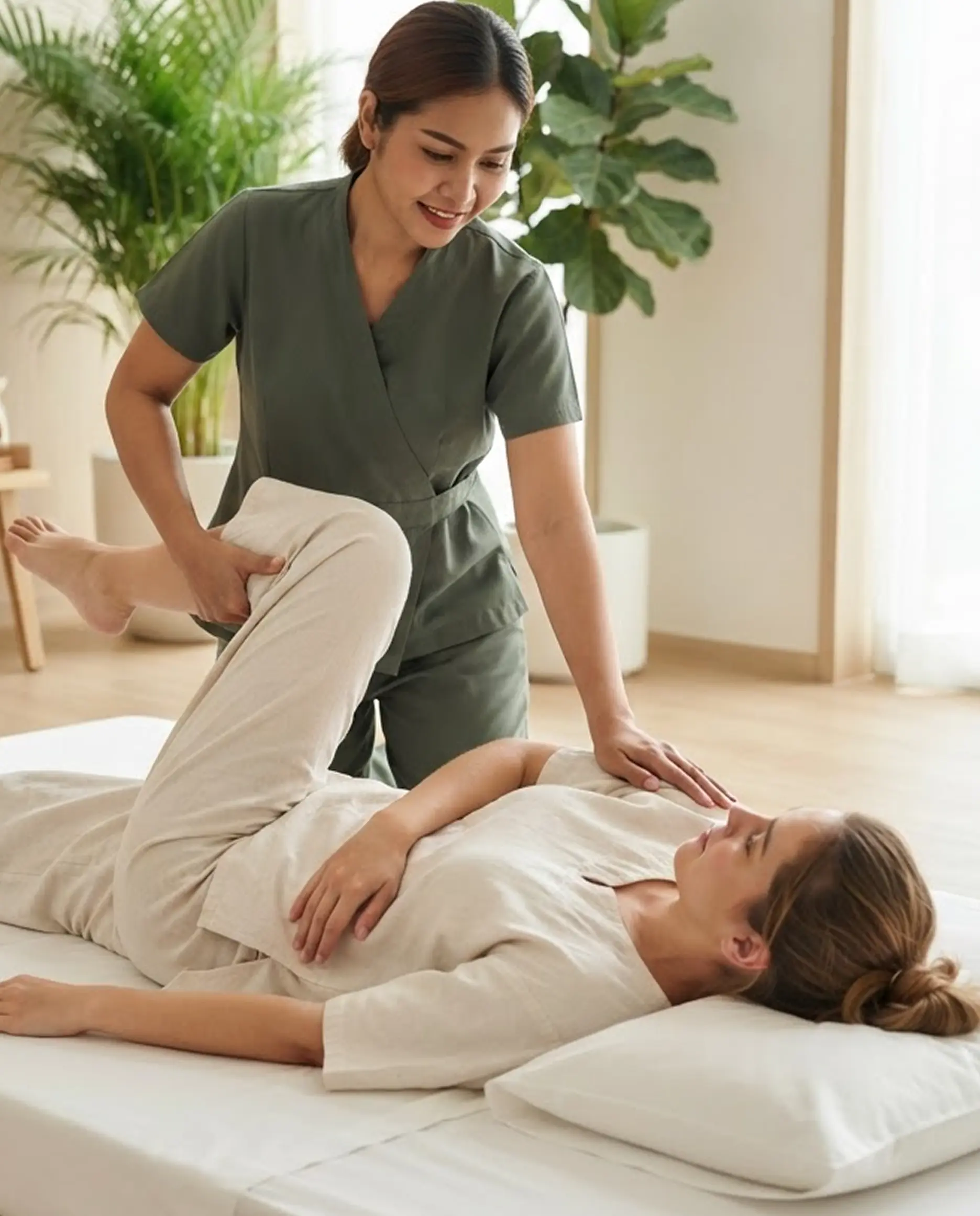 Traditional Thai massage treatment